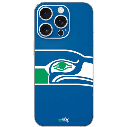NFL Seattle Seahawks Retro Logo iPhone 16 Pro Skin